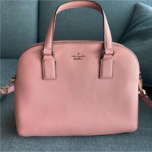 Kate Spade Cameron Street Lottie Safiano Leather Crossbody Bag Medium in Pink